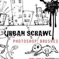 Urban scrawl brushes