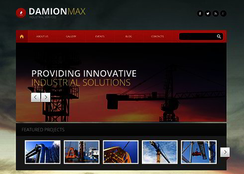 Industrial Corporation WP Theme