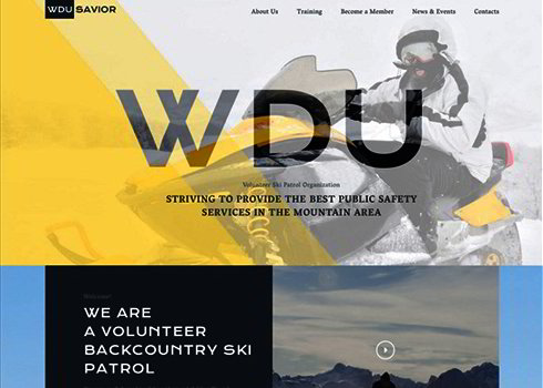 Responsive Website Template for Ski Resort