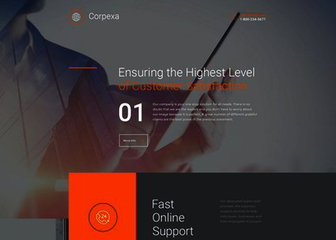 Business Responsive Landing Page