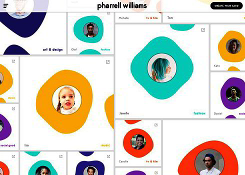 Pharrell Williams Personal Website