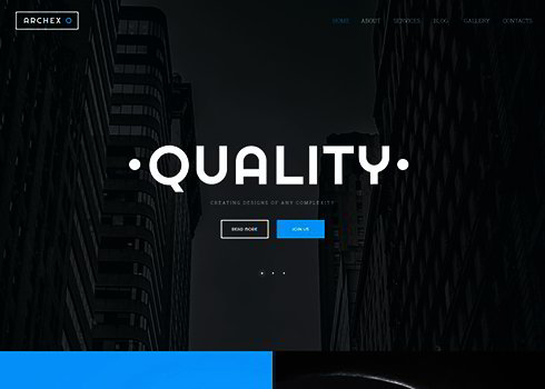 Architecture Responsive Website Template