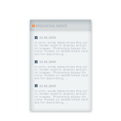 Website Box Design Tutorial: Final Result