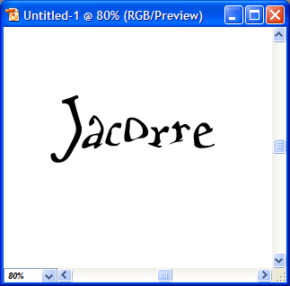 Distort Text Tutorial: Final Result