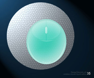 Wireless Mouse with Adobe Photoshop Tutorial: Final Result (Click to enlarge)
