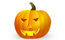 Halloween Pumpkin Tutorial: Final Result