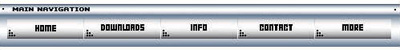 Navigation Bar Tutorial: Final Result (Click to enlarge)