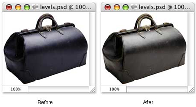 Photo Retouching with Photoshop -  Levels Adjustment