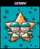 Star Sign Symbols - Gemini Tutorial: Final Result