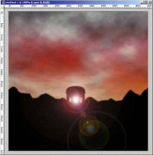 Lens of Sunset Tutorial: Final Result