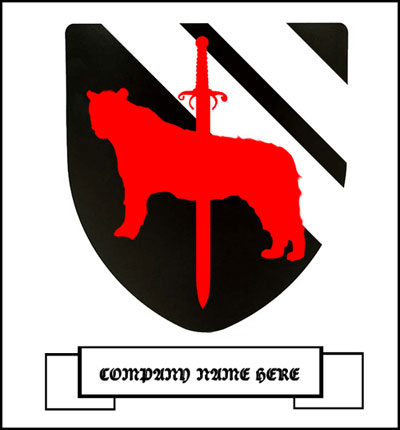Coat of Arms / Family Crest Tutorial: Final Result (Click to enlarge)