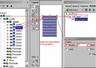 Scrolling Drop-Down Menu