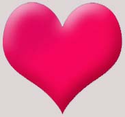 Beveled Heart Tutorial: Final Result