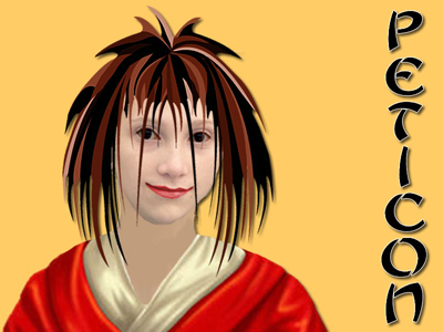 How to Make Hair Tutorial: Final Result (Click to enlarge)