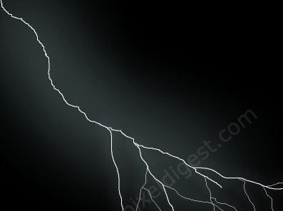 Create Lightning Effect Tutorial: Final Result