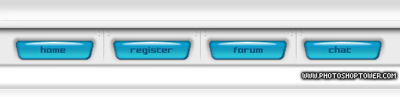 Stylized Glossy Buttons Tutorial: Final Result (Click to enlarge)