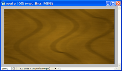 Wooden Effect Tutorial: Final Result (Click to enlarge)