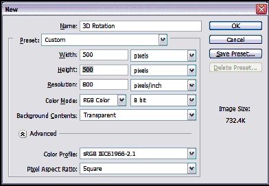 3d text rotation