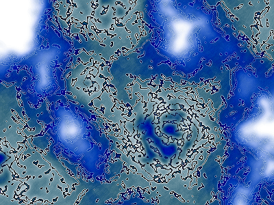 Glowing Map Effect Tutorial: Final Result