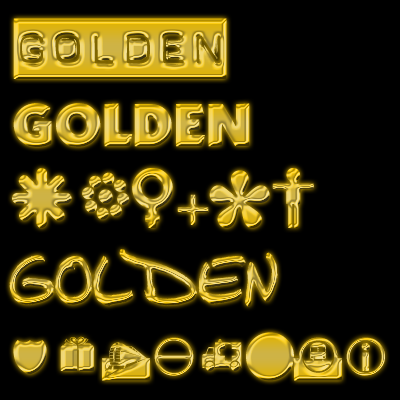 Quick Golden Text