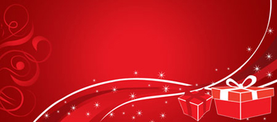 Abstract Christmas Wallpaper Tutorial: Final Result