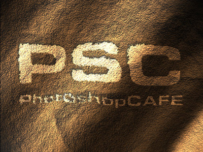 Wrapping Objects with Displacement Map Filter in Photoshop 7 Tutorial: Final Result (Click to enlarge)