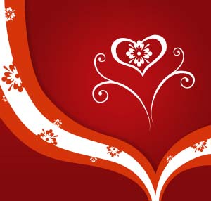 Designing Red Floral Illustration Tutorial: Final Result