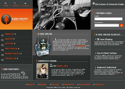 Sleek Template Tutorial: Final Result (Click to enlarge)