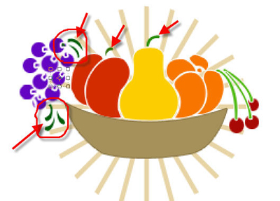 Drawing Fruit Basket