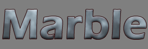 Marble Text Tutorial: Final Result