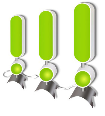 Futuristic Cool Green Traffic Lights Tutorial: Final Result