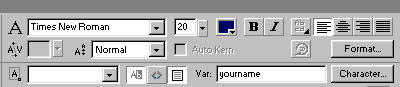 Input Text Field with a Variable
