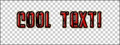 Cool, Glossy Text Tutorial: Final Result
