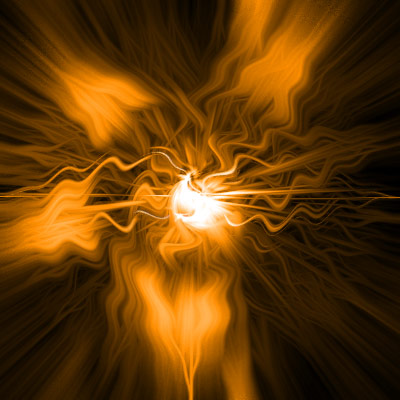 Orange Abstract Tutorial: Final Result