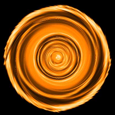 Spinning Fire Ball Tutorial: Final Result