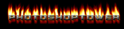 Inferno Text Effect Tutorial: Final Result (Click to enlarge)