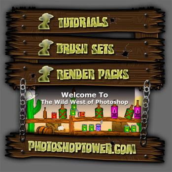 Wild West Wooden Sign Tutorial: Final Result