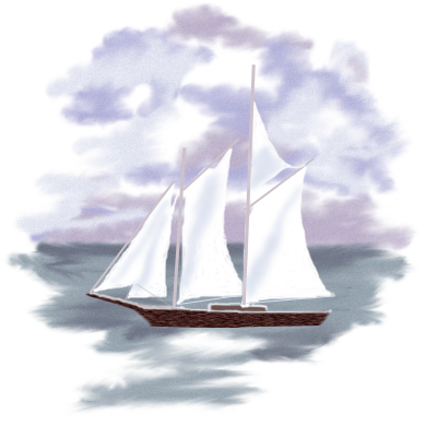 Sea Ship Painting Tutorial: Final Result