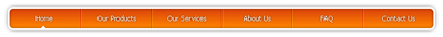 Professional Top Nav Bar Tutorial: Final Result (Click to enlarge)