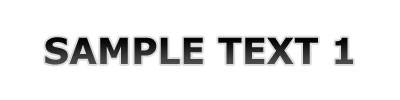 Gradient Text using Blending Options Tutorial: Final Result