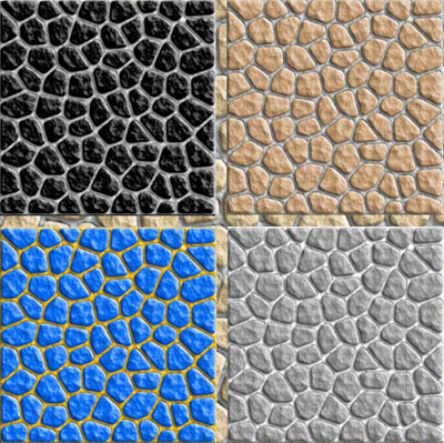 Stone Wall Tutorial: Final Result (Click to enlarge)