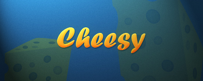 Cheesy Text Effect Tutorial: Final Result