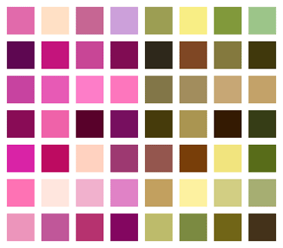 Making Easy Colour Palettes Tutorial: Final Result