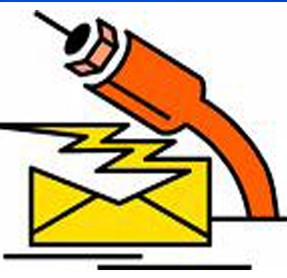 Draw an Email, Wireless Logo for Website Tutorial: Final Result