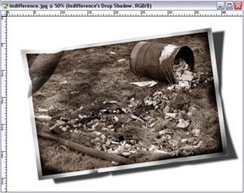 Make a New Photo to Look Older Tutorial: Final Result
