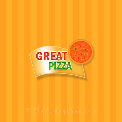 Pizza Place Logo Tutorial: Final Result