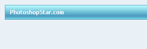 Glossy Nav Bar Tutorial: Final Result