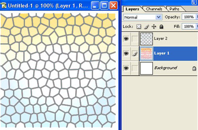 honeycomb photoshop tutorial window stainglass