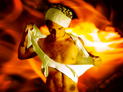 Burning Photo Effect Tutorial: Final Result