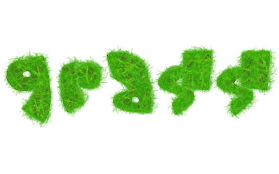 Wild Grass Text Tutorial: Final Result
